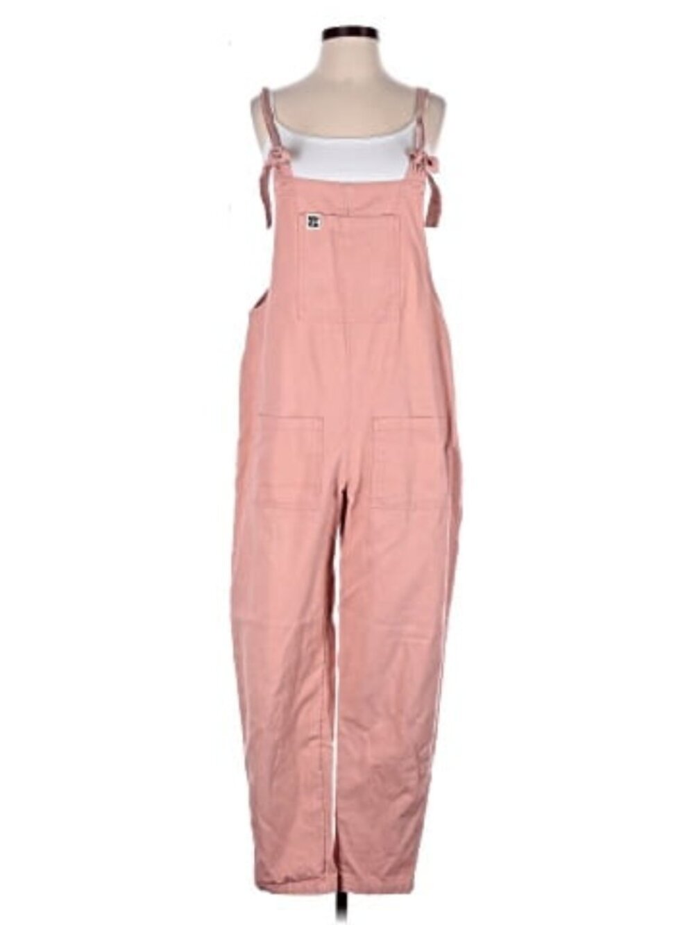 Lucy & Yak Original Dungarees Dusty Pink US 8R EUC Organic Cotton